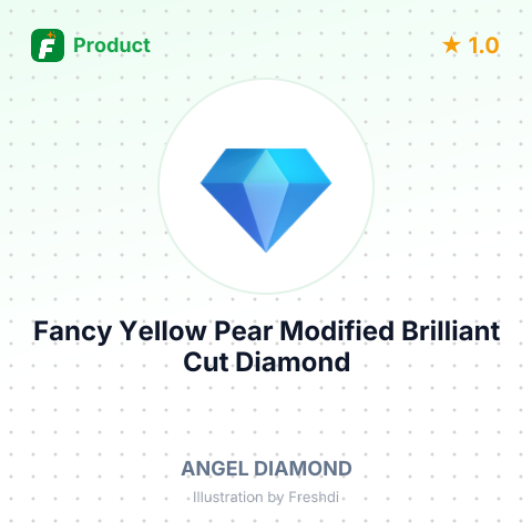 Fancy Yellow Pear Modified Brilliant Cut Diamond – summary card, no photo uploaded yet