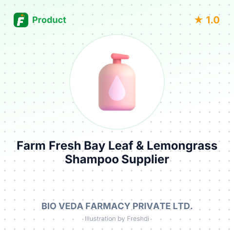 Farm Fresh Bay Leaf & Lemongrass Shampoo – summary card, no photo uploaded yet