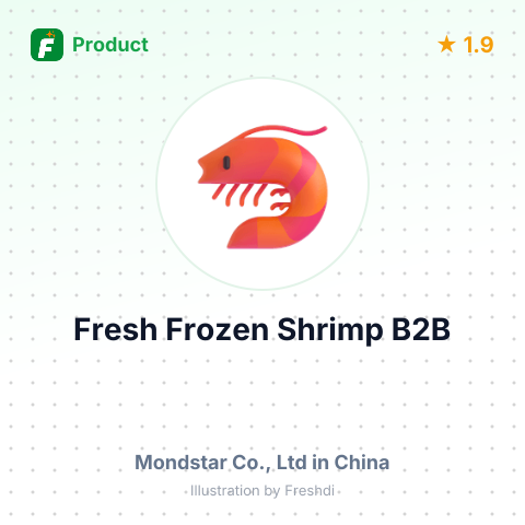 Farm Raised Fresh Frozen Shrimp Camarones Blancos Cola IQF – summary card, no photo uploaded yet