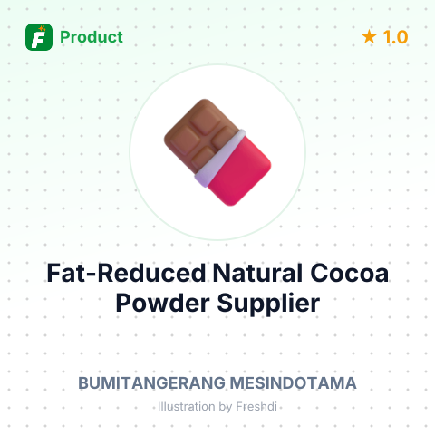 Fat-Reduced Natural Cocoa Powder – summary card, no photo uploaded yet