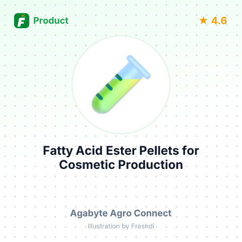 Fatty Acid Ester Pellets for Cosmetic Production – summary card, no photo uploaded yet