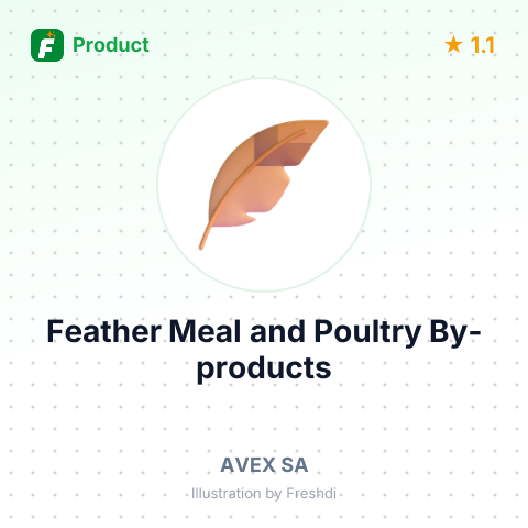 Feather Meal and Poultry By-products – summary card, no photo uploaded yet