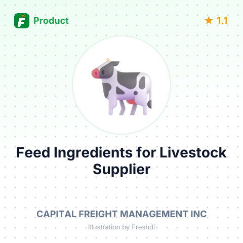 Feed Ingredients for Livestock – summary card, no photo uploaded yet