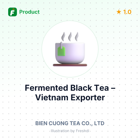 Fermented Black Tea – summary card, no photo uploaded yet