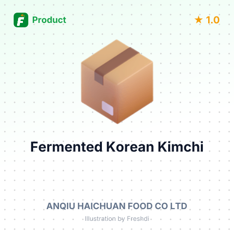 Fermented Korean Kimchi – summary card, no photo uploaded yet
