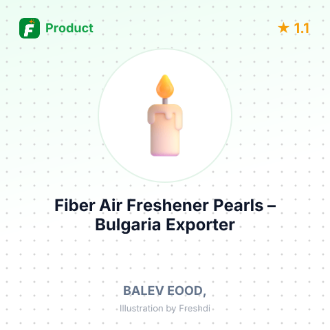 Fiber Air Freshener Pearls – summary card, no photo uploaded yet