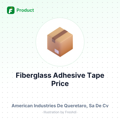 Fiberglass Adhesive Tape – summary card, no photo uploaded yet