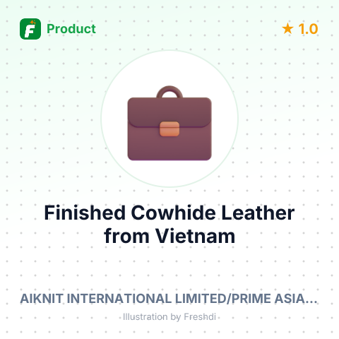 Finished Cowhide Leather – summary card, no photo uploaded yet