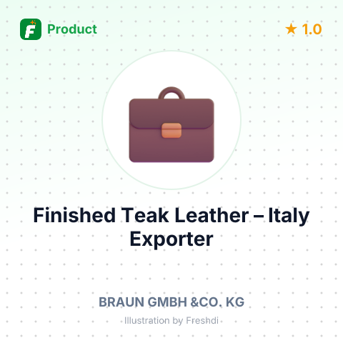 Finished Teak Leather – summary card, no photo uploaded yet