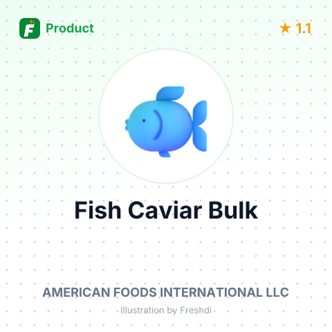 Fish Caviar – summary card, no photo uploaded yet