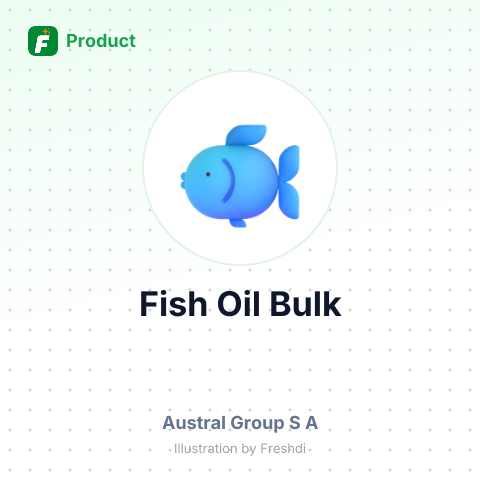 Fish Oil in Flexitanks for Human Consumption – summary card, no photo uploaded yet