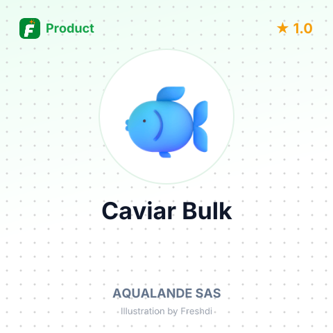 Fish Roe (Caviar) – summary card, no photo uploaded yet