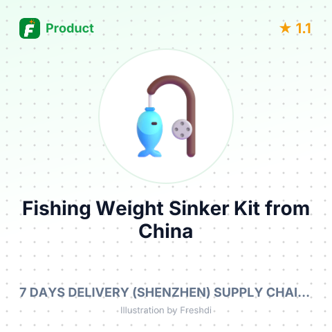 Fishing Weight Sinker Kit – summary card, no photo uploaded yet