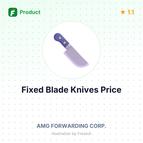Fixed Blade Knives with Plastic Ring Handles – summary card, no photo uploaded yet