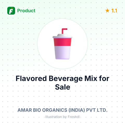 Flavored Beverage Mix – summary card, no photo uploaded yet