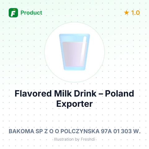 Flavored Milk Drink – summary card, no photo uploaded yet