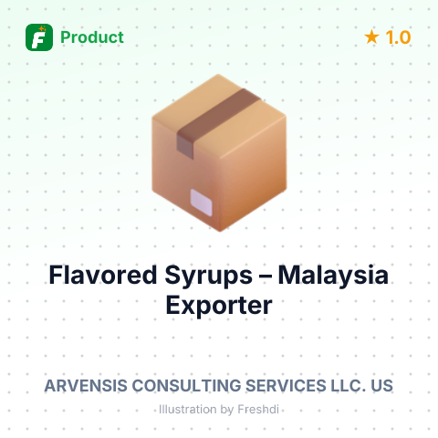 Flavored Syrups – summary card, no photo uploaded yet