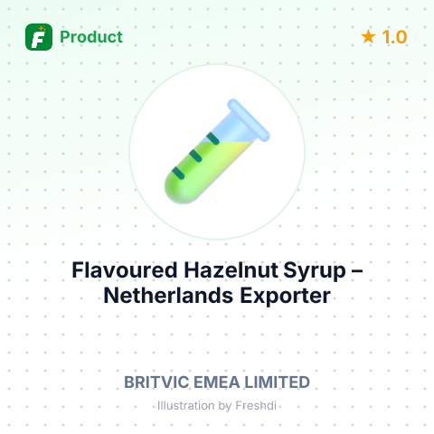 Flavoured Hazelnut Syrup – summary card, no photo uploaded yet