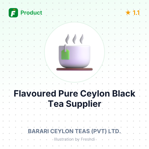 Flavoured Pure Ceylon Black Tea – summary card, no photo uploaded yet