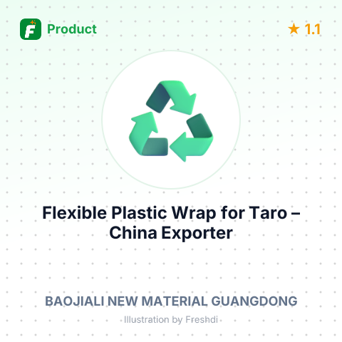 Flexible Plastic Wrap for Taro – summary card, no photo uploaded yet