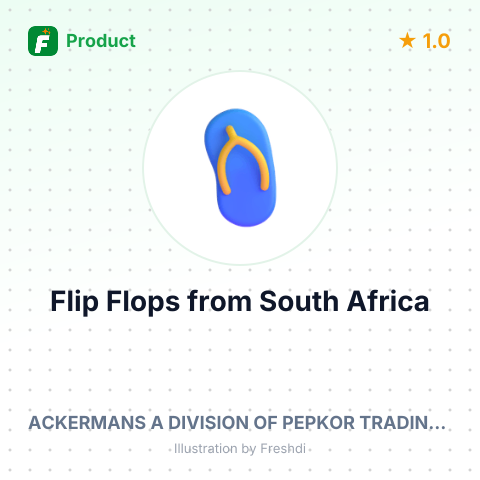 Flip Flops – summary card, no photo uploaded yet