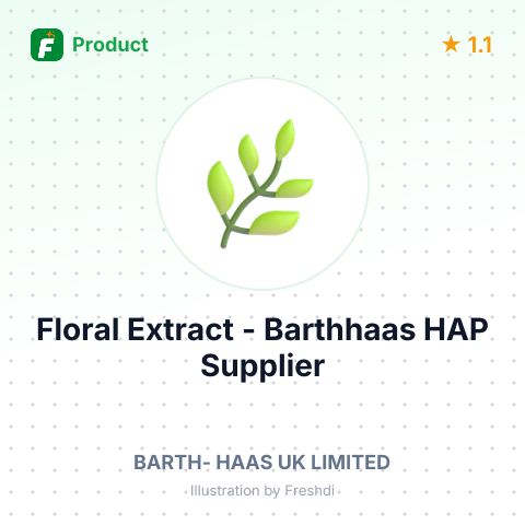Floral Extract - Barthhaas HAP – summary card, no photo uploaded yet