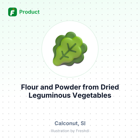 Flour and Powder from Dried Leguminous Vegetables – summary card, no photo uploaded yet