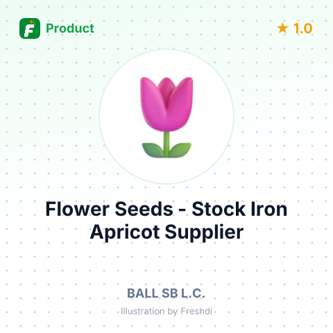 Flower Seeds - Stock Iron Apricot – summary card, no photo uploaded yet