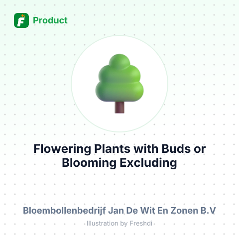 Flowering Plants with Buds or Blooming, Excluding Cacti – summary card, no photo uploaded yet