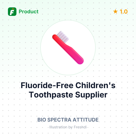 Fluoride-Free Children's Toothpaste – summary card, no photo uploaded yet