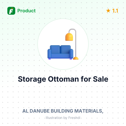 Folding Storage Ottoman – summary card, no photo uploaded yet