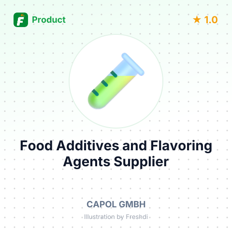 Food Additives and Flavoring Agents – summary card, no photo uploaded yet