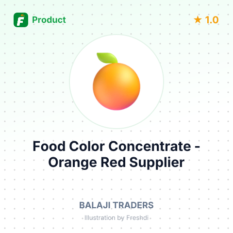 Food Color Concentrate - Orange Red – summary card, no photo uploaded yet