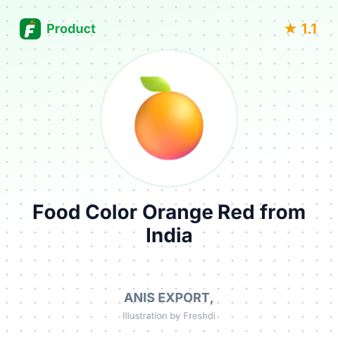Food Color Orange Red – summary card, no photo uploaded yet