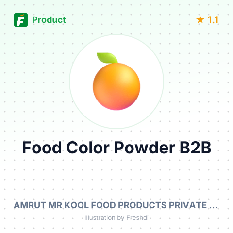 Food Colour Powder - Orange – summary card, no photo uploaded yet