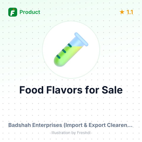 Food Flavors for Beverage Production – summary card, no photo uploaded yet