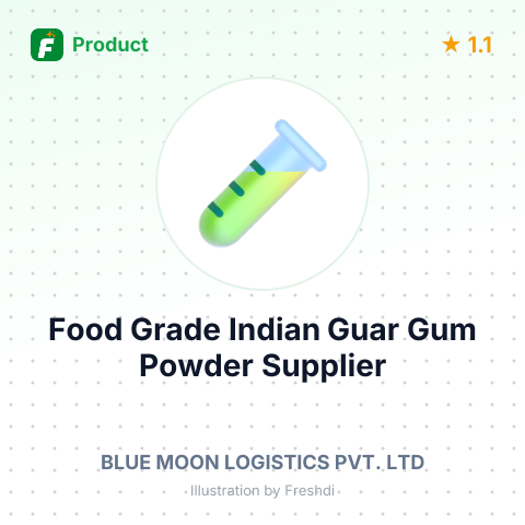 Food Grade Indian Guar Gum Powder (Suncol Series) – summary card, no photo uploaded yet
