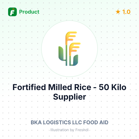 Fortified Milled Rice (White Raw) - 50 Kilo – summary card, no photo uploaded yet