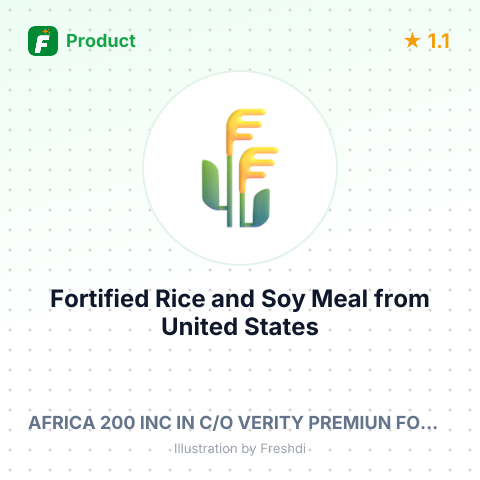 Fortified Rice and Soy Meal – summary card, no photo uploaded yet