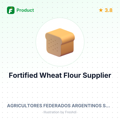 Fortified Wheat Flour – product summary card, no photo uploaded yet