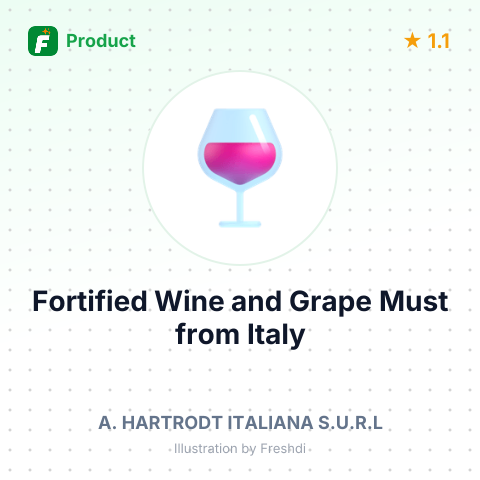 Fortified Wine and Grape Must – summary card, no photo uploaded yet