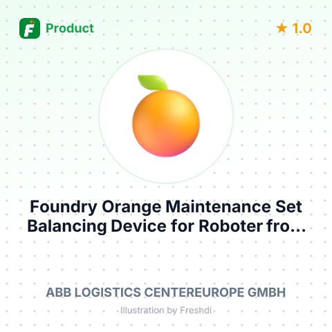Foundry Orange Maintenance Set Balancing Device for Roboter – summary card, no photo uploaded yet