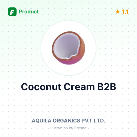 Fragrance Compounds Coconut Cream – summary card, no photo uploaded yet