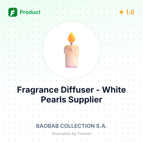 Fragrance Diffuser - White Pearls – summary card, no photo uploaded yet