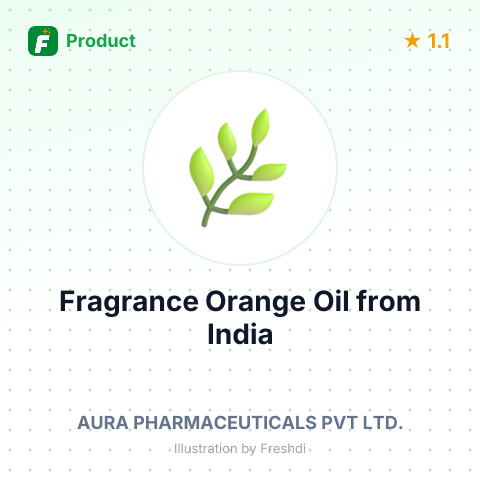 Fragrance Orange Oil – summary card, no photo uploaded yet