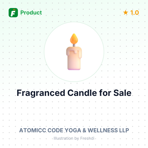 Fragranced Candle Calm - Lemon, Palo Santo, Earth Extract – summary card, no photo uploaded yet