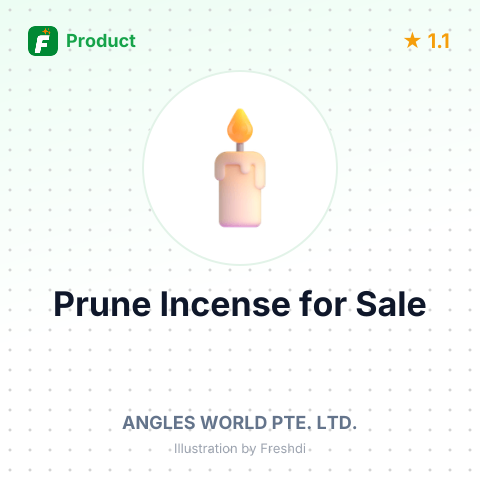 Fragrant Prune Incense – summary card, no photo uploaded yet