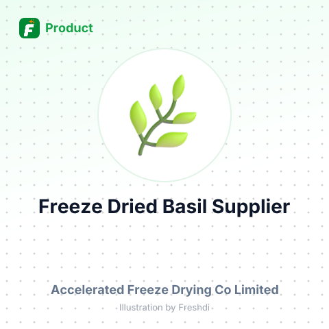 Freeze Dried Basil – summary card, no photo uploaded yet