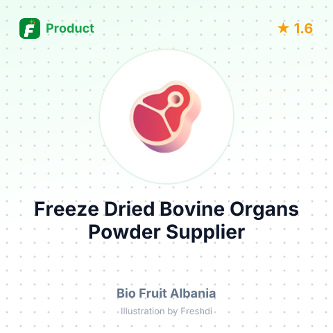 Freeze Dried Bovine Organs Powder – summary card, no photo uploaded yet