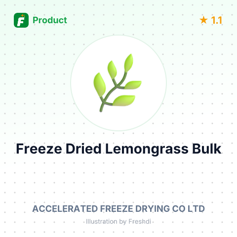 Freeze Dried Lemongrass – summary card, no photo uploaded yet